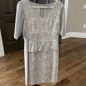 Stretch peplum dress